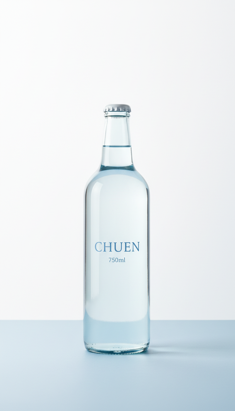 Glass Bottle 750ml Natural Spring